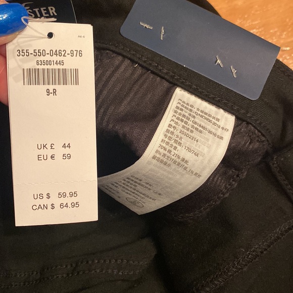 NEW Holllister Classic Stretch High Rise Crop Super Skinny - size 9R - Picture 6 of 10